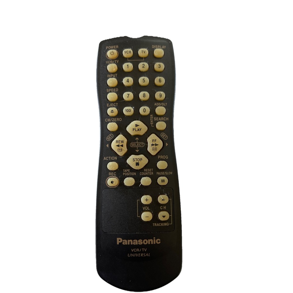 GENUINE PANASONIC LSSQ0263 VCR/TV REMOTE . Tested Works As Intended